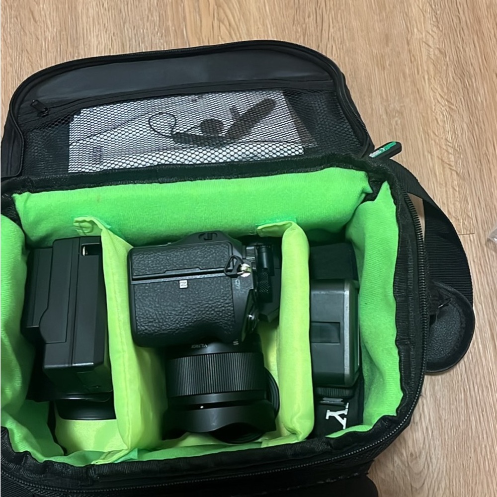 Sony Black Camera Bag with Protective Dividers
